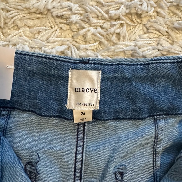 NWT The Colette Crop High-Rise Wide-Leg Jeans by Maeve, Size 26 - Picture 9 of 9